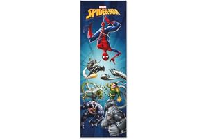 Grupo Erik Marvel Spiderman Poster - 20.8 x 62.2 inches / 53 x 158 cm - Shipped Rolled Up - Cool Posters - Art Poster - Posters & Prints - Door Posters
