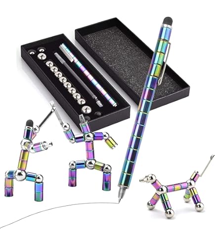 Techextra Fidget Pen, Magnetische Pen, Balpen Coole gadgets als creatieve Valentijnsdag, Vaderdag, Verjaardagscadeaus voor papa, mannen, jongens, vrouwen