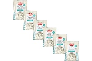 Easiyo Unsweetened Natural Yogurt Mix Sachets, 6 x 140g - Each Makes 1kg