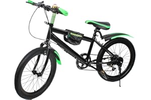 AOOUNGM VTT 20 pouces pour enfant 20 pouces garçons 7 vitesses VTT pour garçons et filles VTT amélioré avec garde-boue