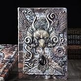 3D Kabartmalı Gotik Tasarım Defter, A5 21x15x1.5 cm, 200 Sayfa, Suni Deri Kapak