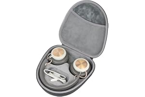 co2CREA Twarde etui podróżne do B&O PLAY Bang & Olufsen Beoplay H4 / H7 / H8 / H9 bezprzewodowe słuchawki nauszne Bluetooth, tylko etui