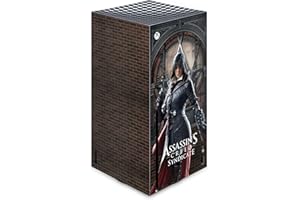 Head Case Designs Offizielle Zugelassen Assassin's Creed Evie Frye Syndikat Grafiken Vinyl Haut Gaming Aufkleber Abziehbild Abdeckung kompatibel mit Xbox Series X Console