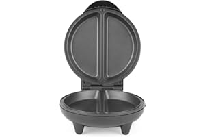 Salter Appareil à omelettes - Plaques de cuisson antiadhésives, cuiseur à double œuf, fait 2 omelettes, sans retournement nécessaire, cuisson avec peu ou pas d'huile, préchauffage rapide, 750W