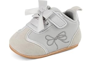 MK MATT KEELY Zapatillas para Bebé Niña Niños Primeros Pasos Zapatillas Antideslizantes de Cuero Suave de PU 0-18 Meses