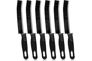 UCHIDODO Brosse de Nettoyage,6 pièces Brosse Nettoyage à Poils Durs pour Rainure Fenetre, Salle de Bain, Toilettes, Cuisine