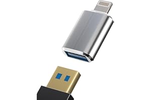 WASRUYI Adattatore USB a per Lightning per iPhone14 13 12 Pro max OTG 3.0 cavo Lettore Schede USB-A Chiavetta Esterna Tastiera Mouse Macchina Fotografica per Apple MFi Certified Foto Trasferire Dati per iPad