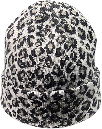 2019 Nuovo Cappellino Lavorato a Maglia Morbido e Caldo con Stampa  Leopardata Morbida per Le Donne By WUDUBE : Amazon.it: Abbigliamento