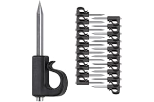 SELEWARE 20 Pieces Q-Hanger, Home Christmas Lights Hanger Hooks with Nails for Easy Release Outdoor Wire and Fairy Lights, Heavy Duty 18KG Capacity