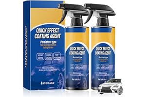 JOVIAL 2PCS Advanced Car Quick-Acting Coating Agent Spray, Quick Effect Coating Agent 3 In 1 High Protection Spray, Car Ceramic Coating Sprays, Long-Lasting Paint Protection for Cars