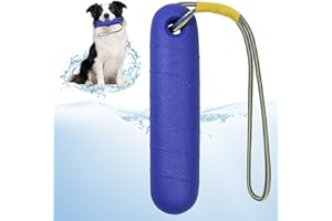 PELLINCH Giocattolo per cani, giocattolo acquatico per cani, 22 cm, giocattolo interattivo, giocattolo per cani, gioco d'acqua con corda in nylon, giocattolo per cani di taglia media, grandi (blu)