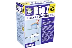 AB7 INDUSTRIE Bio 7 activateur fosses septiques entretien 480g doses