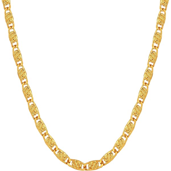 Fashion Frill Limited Edition Sachin Design Gold Plated Thin Necklace Chain For Men & Boys Golden 28 Inches : Amazon.in: Jewellery Fashion Frill Limited Edition Sachin Design Gold Plated Thin Necklace Chain For Men & Boys Golden 28 Inches : Amazon.in: Jewellery