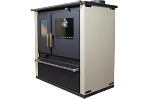 NANA IF EEK A+ Verso CS Plus Stufa da cucina stufa a legna 7,7 kW – Ivory Links