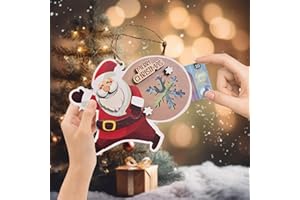 YEZIRZAX Geldgeschenk Weihnachten Geschenke, Weihnachten Deko, Weihnachten Holzanhänger, Weihnachten Geldgeschenke, Weihnachtsanhänger Kinder