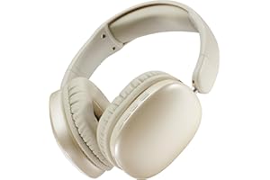 Music Sound MAXI3 Cuffie Wireless Over-ear, Cancellazione attiva del rumore, audio immersivo e cristallino, Fino a 35h di PLAYTIME NON STOP, Compatibile con tutti i dispositivi, Ricarica USB-C, Bianco