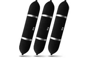 STORFISK FISHING & MORE Lot de 3 flotteurs sous-marins de différentes tailles (5-40 g) - Rohacell noir mat - Pour la pêche au poisson-chat.