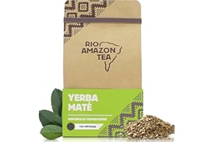 Rio Amazon Yerba Mate Teabags – Traditional South American Mate Tea – Energy & Weight Support – Slim Mate Tea – Vegan – Medium Caffeine – Pack of 1 – Green & Smoky Flavor – Yerba Mate Tea Bags