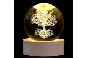 XIANNVXI Arbre de vie en cristal - Cadeau - Lampe en cristal - Décoration d'arbre de vie - Presse-papier - Décoration de bureau ou de chambre à coucher