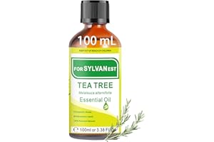 FORSYLVANEST Tea Tree Essential Oil 100ML - Pure Natural TeaTree Essential Oils for Diffuser Shampoo, Suit for Skin, Nail Fungus, Face, Hair (Tee Tree)