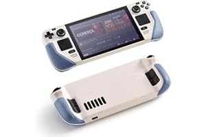 UYIYE Kickstand Case for Steam Deck - Protective and Reliable Accessory with Stand Function Beige/Blue