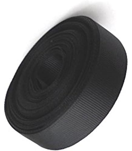 Nastro Grosgrain Nero Club Green – 25 Mm X 10 Metri – Perfetto Per Bomboniere, Decorazioni, Biglietti E Progetti Creativi