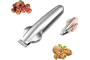 Horuili Maronen Schneider, Edelstahl Maronizange, Kastanien Clip, Nussknacker Walnüsse Sheller, Chestnut Cutter, Kastanienöffner, Trockenfrüchte Öffner für Walnüsse, Kastanien, Nüsse
