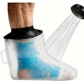 Apasiri Plaster Foot Protector, Reusable Plaster Protector for Adults, Latex Free Shower Bag, Airtight Seal for Broken Ankle,