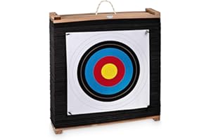 YAK Archery est Target Zielscheibe zum Bogenschießen - 80cm x 80cm, Handgefertigt, Hochwertiges Foam, Leicht & Tragbar, für 10-70 lbs Bögen