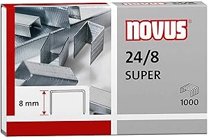 ‎NOVUS Heftklammern Novus® 040-0038, 24/8 SUPER, verzinkt, 1.000 Stück