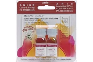 LORANN OILS Candy & Baking Flavoring .125oz 2/Pkg-Anise Oil
