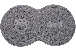 LINONI Futternapf-Matte, PVC, für Hunde, Katzen und Haustiere