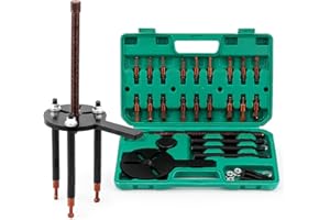 CGOLDENWALL 36 in 1 Estrattore per Cuscinetti Interno, 6 Set di Teste, 3-Mascelle Gancio, Multifunzionale Separatore per Attrezzature Meccaniche/Automobili/Biciclette