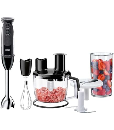 Hand Blender Braun Multiquick 5 - 400W With Chopper/Whisk