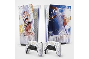 FFRAME PS5 Skin Gear 5 Sticker, Aufkleber für Playstation 5, Konsole und Controller, Standard Edition Digital, Gear 5 PS5 Skin (2 Controller)