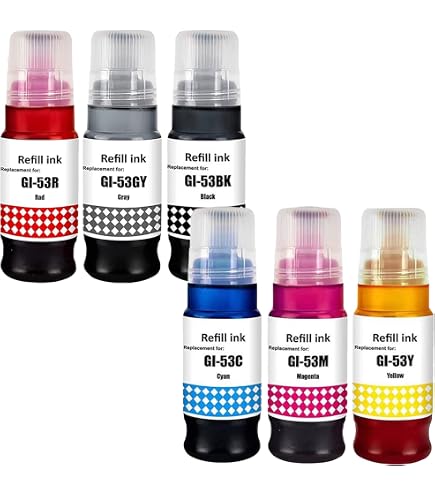 Supply Guy 10er Tintenset Kompatibel Mit Canon GI-50 – Für Pixma G5050 G6050 G7050, 760 Ml