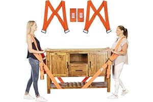 PETIOUARNSZE Cinghie Di Sollevamento Per Il Sistema Di Spostamento, Sollevamento E Trasporto Per 2 Persone, Per Il Trasporto Di Oggetti Pesanti Come Materassi, Divani E Mobili