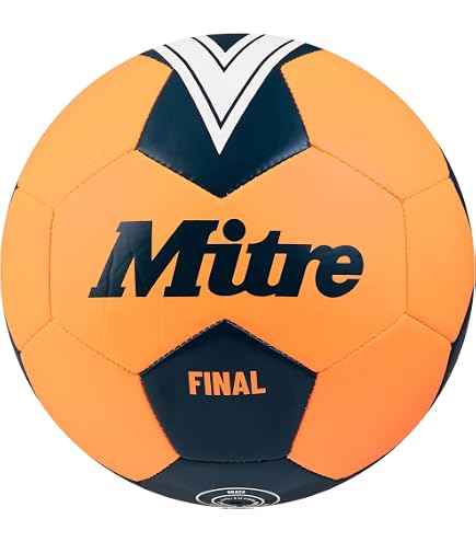 Ballon De Foot Mitre Super Dimple – Parfait Pour Le Futsal, Le Bitume Et L'intérieur – Blanc/Rouge, Taille 3