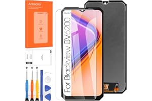 Arbilato Écran LCD pour Blackview BV6200/BV6200 Pro Écran LCD numériseur Tactile Remplacement Assemblée avec Outil (Noir)