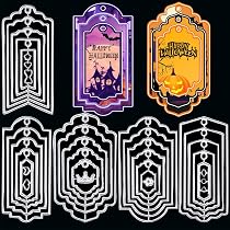 5 Fustelle In Acciaio Al Carbonio A Forma Di Banner Con Coniglietto Pasquale E Uova, Per Scrapbooking E Biglietti Fai Da Te, Riutilizzabili - 4