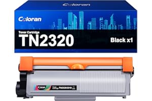 Coloran TN2320 TN2310 Toner Cartridges Replacement for Brother TN2320 TN2310 Compatible with MFC-L2700DW L2720DW Compatible with HL-L2340DW L2360DN L2300D L2365DW Compatible with DCP-L2500D(1 Black)