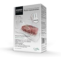 CASO Gourmet Set Di Pellicole E Sacchetti Sottovetro – 100 Sacchetti + 4 Rotoli – Forti E Resistenti, 105µm, Adatti Per Sous Vide - 5