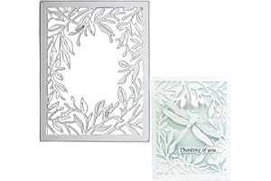 Kireida® 3D-Hintergrundrahmen, Metall-Stanzformen für Scrapbooking, DIY-Fotoalbum, Kartenherstellung, dekoratives Papierhandwerk, Party- und Hochzeitsdekorationen