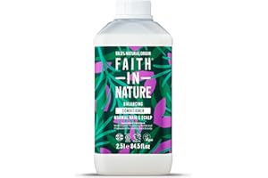 Faith In Nature Natural Lavender & Geranium Conditioner, Balancing for Normal Hair & Scalp, Vegan & Cruelty Free, No SLS, Silicones or Parabens, 2.5L Refill