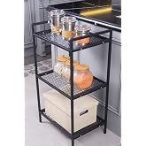 Mudesa MDS3TELS001 Metal Mutfak Malzeme Dolabı Metal Organizer Dekoratif &Ccedil;ok Ama&ccedil;lı Raf