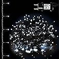 Luci Albero Di Natale Multicolore, Luci Natalizie a 200 LED 10 Metri, Cavo Trasparente, 8 Modalità, Luci Albero Di Natale da 