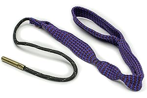 RIFLE DOC Laufreinigung-Schnur Revolver Pistole mit 2 int. Bürsten Kaliber 5,56mm Cal .22 / 8mm Cal .32 / 9mm Cal .38 / 10mm Cal .40 / Cal .44 / Cal .45 Waffen-Reinigungsset, Laufreiniger Kleinkaliber