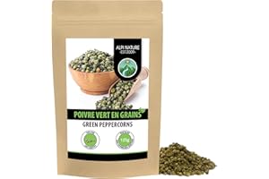 Alpi Nature Poivre Vert en Grain 125g, Poivre Vert Grains Entiers pour la Cuisine et Mélanges d'Épices