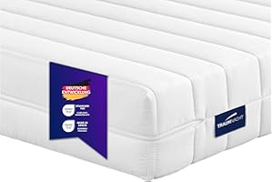 ‎TRAUMNACHT Traumnacht Easy Comfort 2 in 1 Duo - orthopädische 7- Zonen Komfortschaummatratze, Härtegrad 2 und 3, Öko-Tex zertifiziert 80 x 200 cm, Höhe 13 cm, produziert nach deutschem Qualitätsstandard