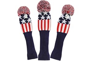 OUTDOOR LEISURE Juego de 3 fundas para cabezas de palos de golf para Driver y Fairway Wood